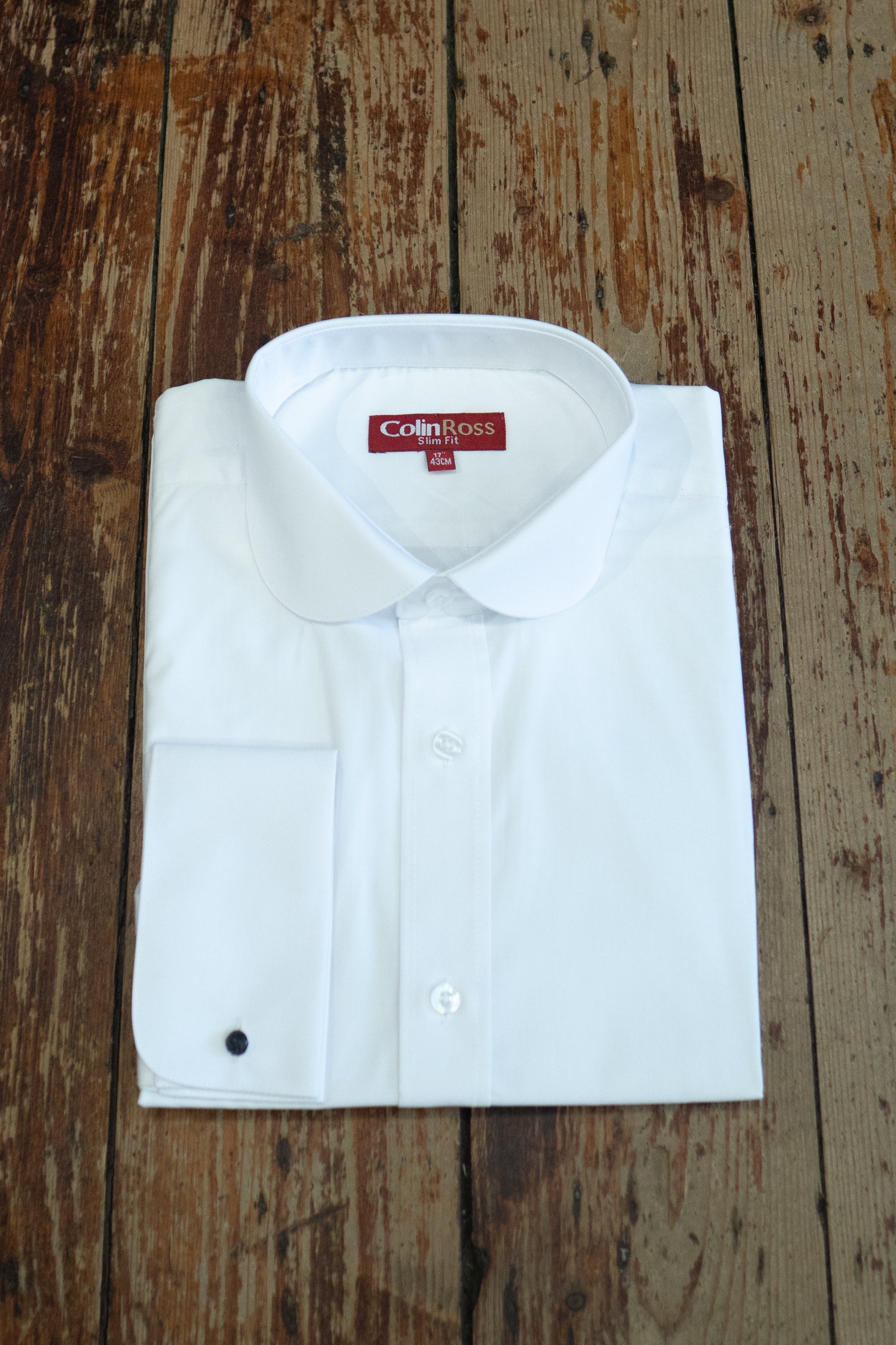 Colin Ross Penny Collar White Shirt Master Debonair