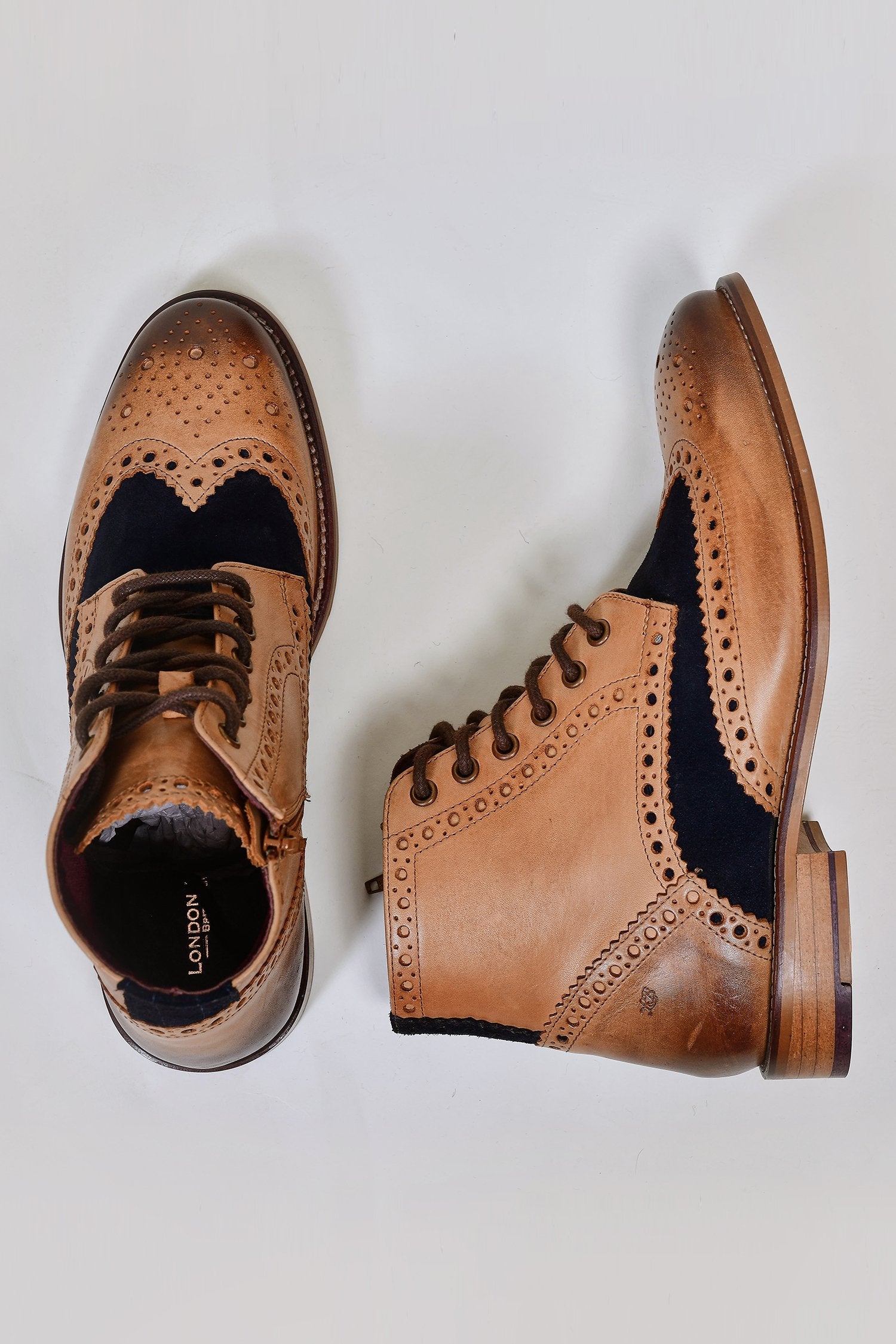 London fashion brogues boots