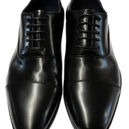 Black Toe Cap Matt Dress Shoes