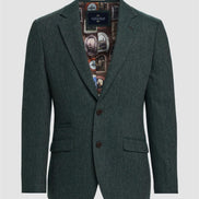House of Cavani Thomas Olive Tweed Blazer