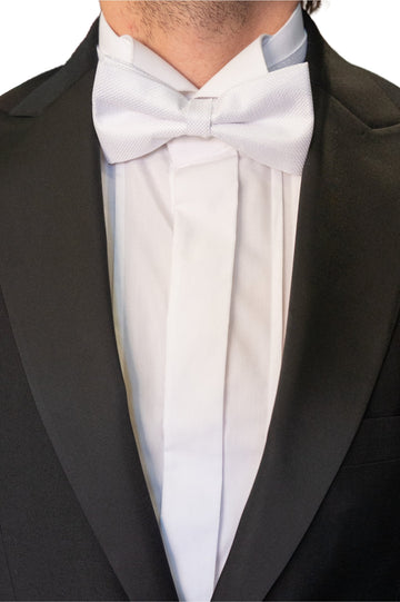 Spectre White Pre-Tied Bow Tie