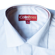 Colin Ross Plain White Slim Fit Shirt