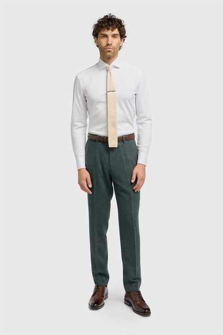 House of Cavani Thomas Olive Tweed Trouser