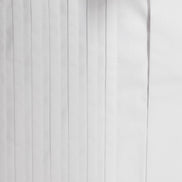 Colin Ross White Pleated Wing Tip Collar Cotton Shirt