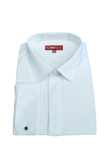 Colin Ross Plain White Regular Fit Shirt