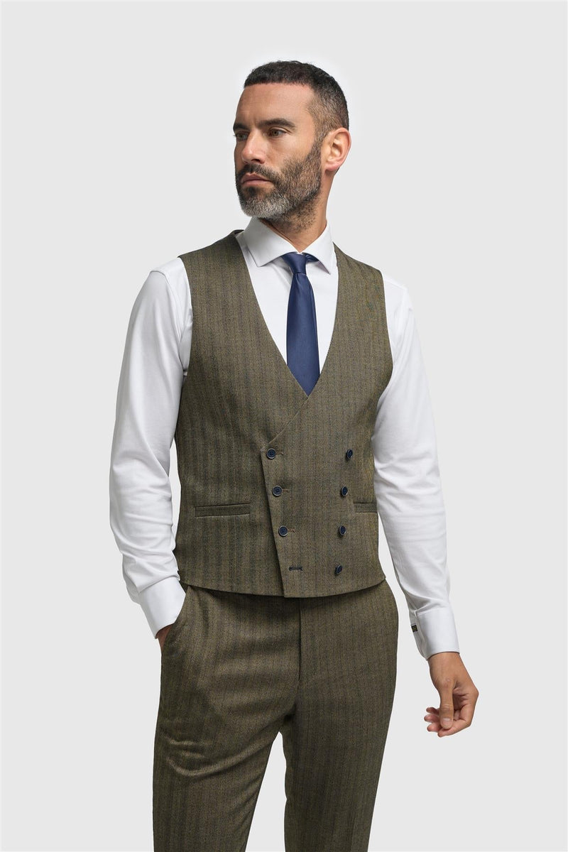 House of Cavani Damon Sage Waistcoat