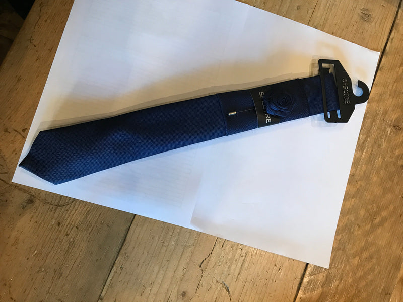 Navy spectre tie