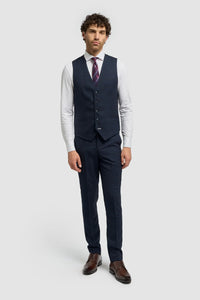 House of Cavani Caridi Navy Waistcoat