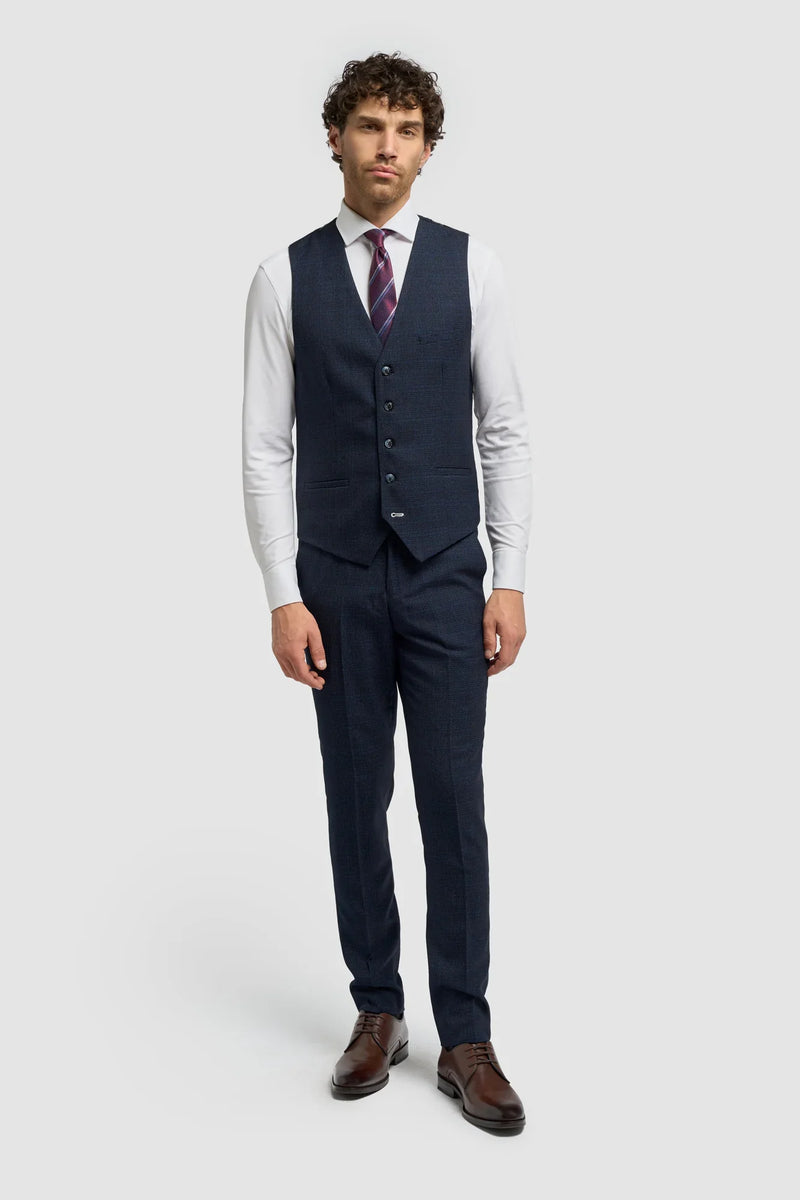 House of Cavani Caridi Navy Waistcoat