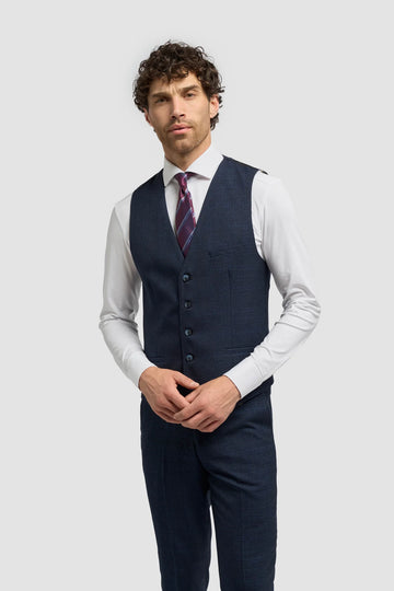 House of Cavani Caridi Navy Waistcoat