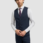 House of Cavani Caridi Navy Waistcoat