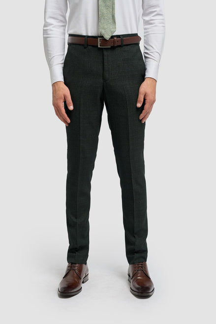 House of Cavani Caridi Olive Slim Fit Trousers