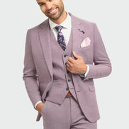 Cavani Miami Lilac Slim Fit Blazer