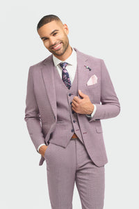 Cavani Miami Lilac Slim Fit Blazer