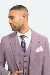 Cavani Miami Lilac Slim Fit Blazer