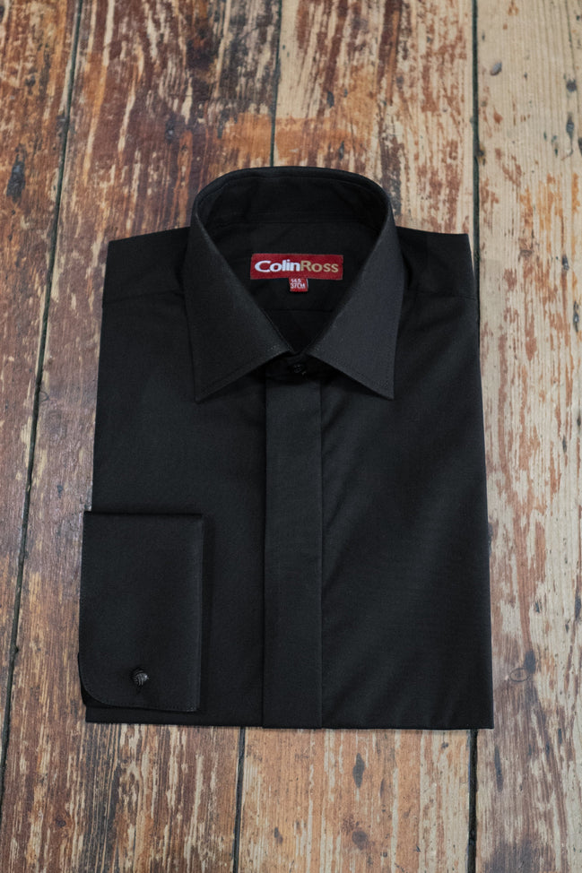 Colin Ross Plain Black Shirt
