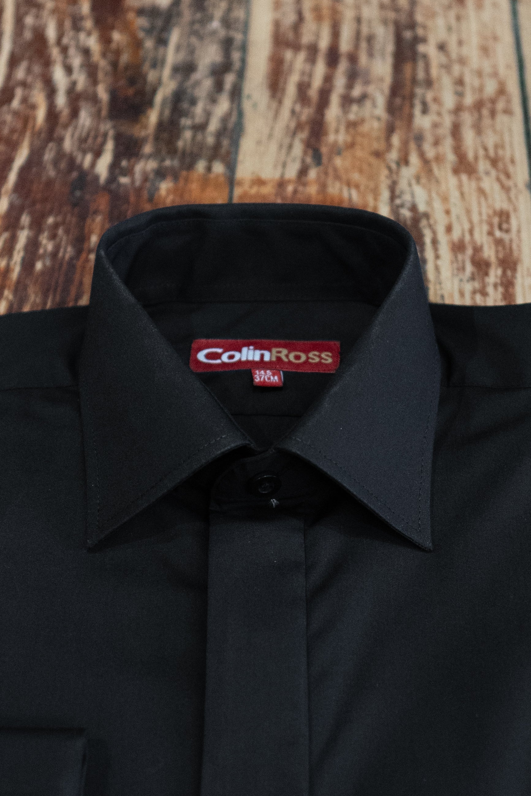 Colin Ross Plain Black Shirt