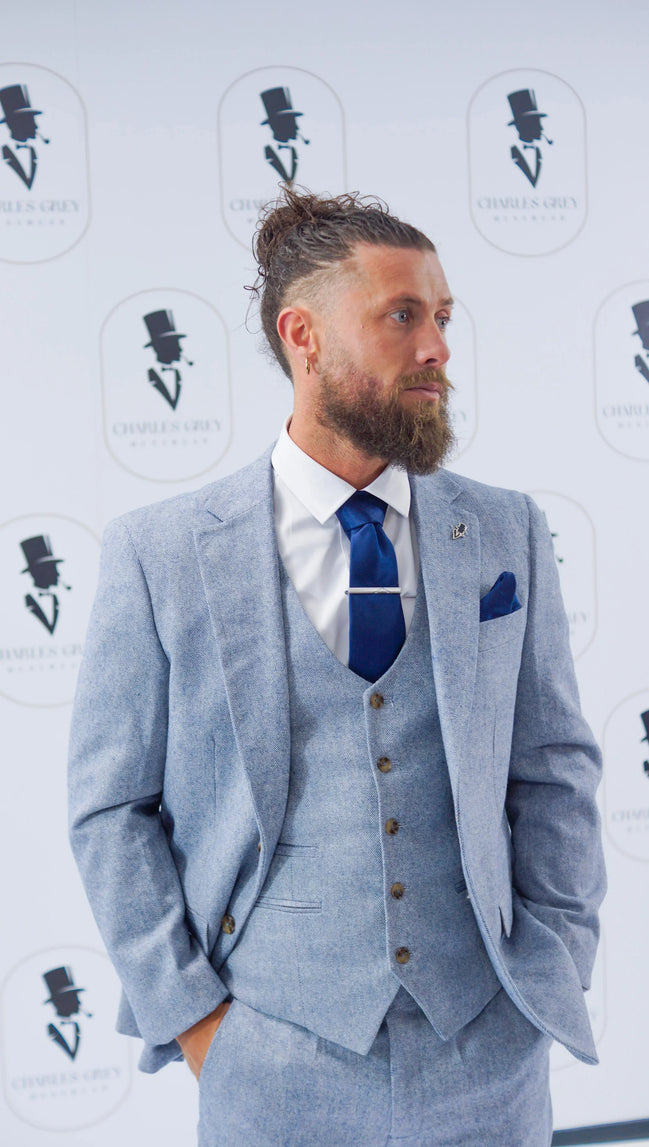 Charles Grey Murphy Sky Blue Blazer