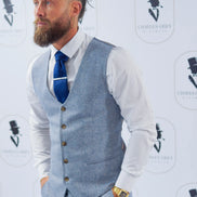 Charles Grey Murphy Sky Blue Waistcoat