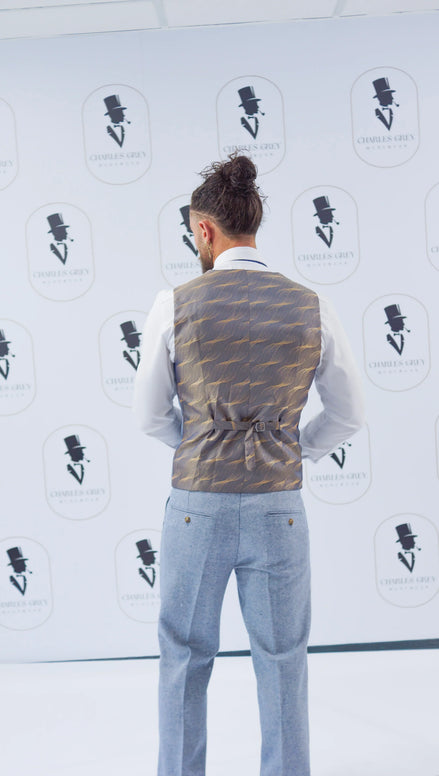 Charles Grey Murphy Sky Blue Trousers