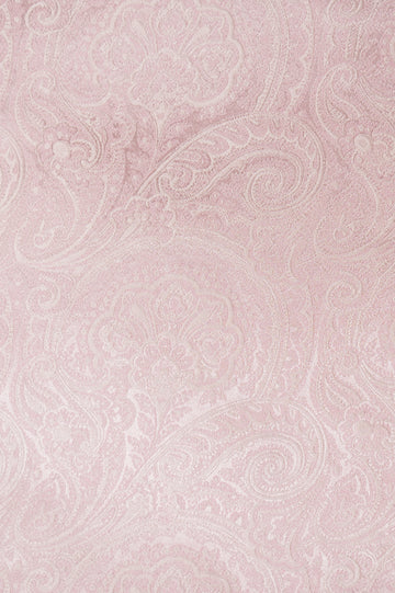 Knightsbridge Neckwear Dusty Pink Paisley Silk Pocket Square