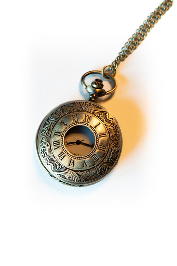 Bronze Etched Pocket Watch