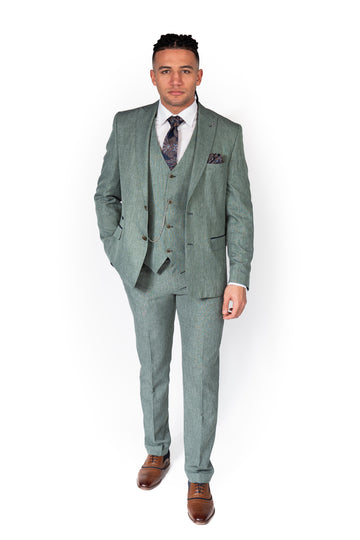 Spectre Sage Contrast 3 Piece Suit