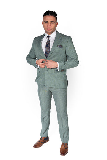 Spectre Sage Contrast 2 Piece Suit