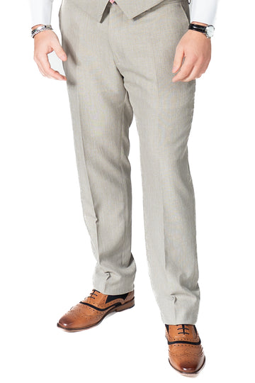 Spectre Beige Contrast Trousers