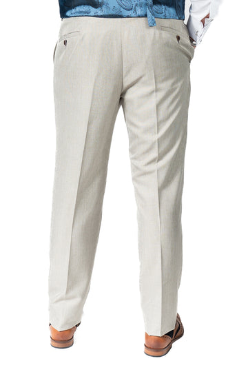 Spectre Beige Contrast Trousers