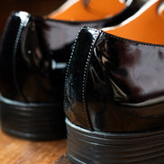 Black Toe Cap Dress Shoes