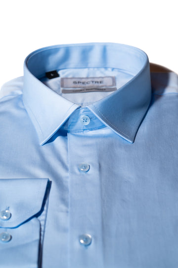 Spectre Jacob Sky Blue Cotton Shirt