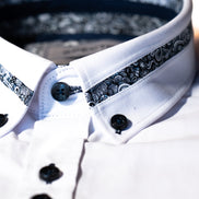 Spectre White Shirt With Contrast Print