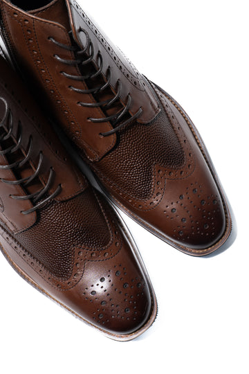 Amen Brown Brogues Boots