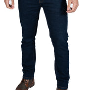 DML Dark Rinse Wash Straight Fit Jeans
