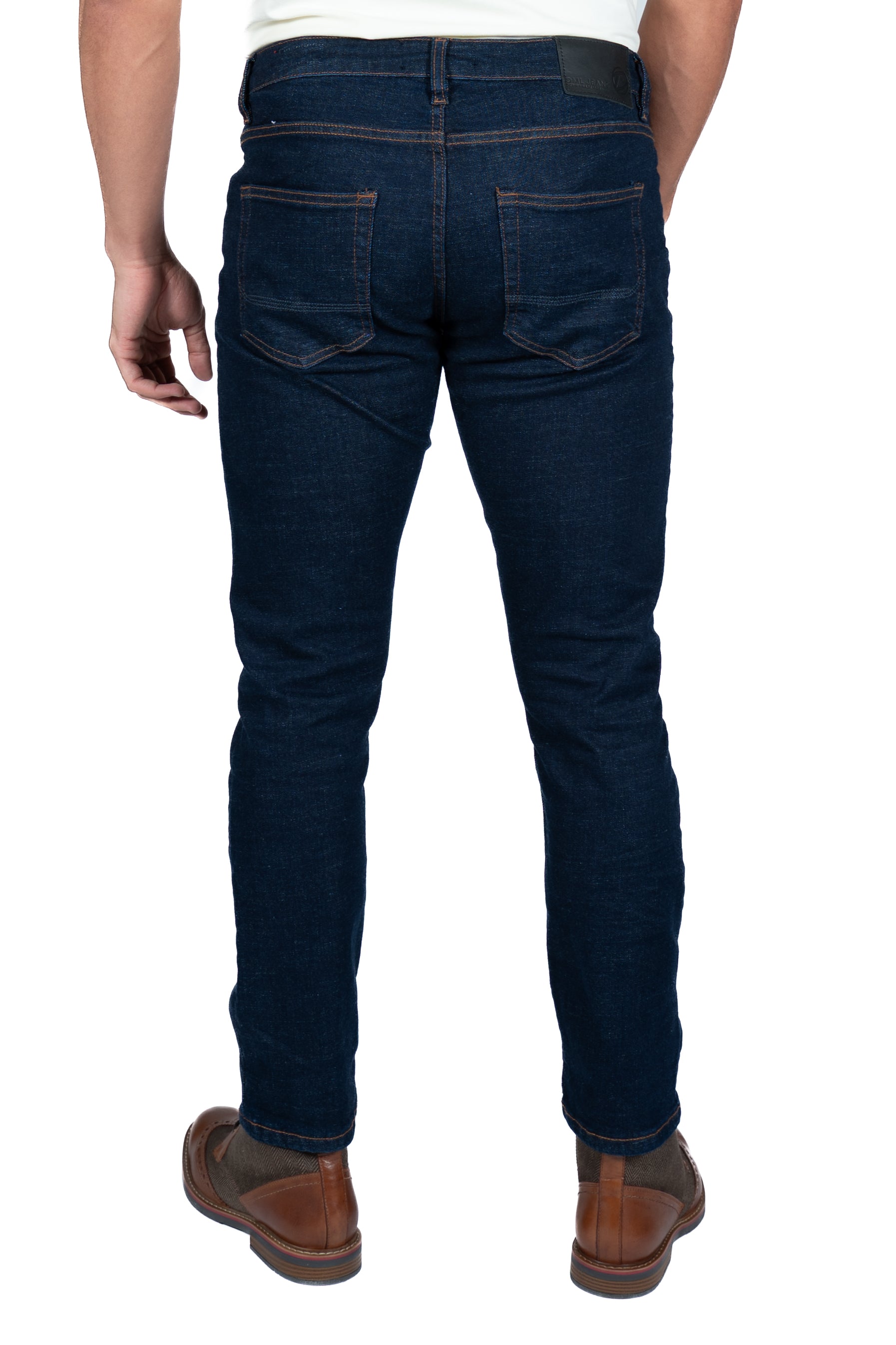 DML Dark Rinse Wash Straight Fit Jeans
