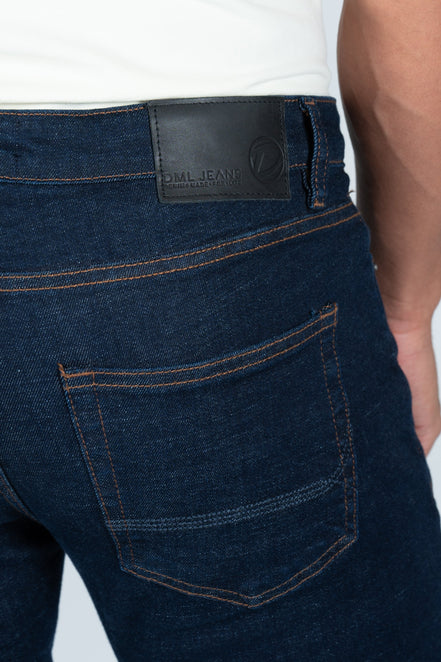 DML Dark Rinse Wash Straight Fit Jeans