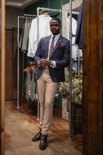 Pants And Brown Chinos With Dress Shoes Navy Blazer Blazer And