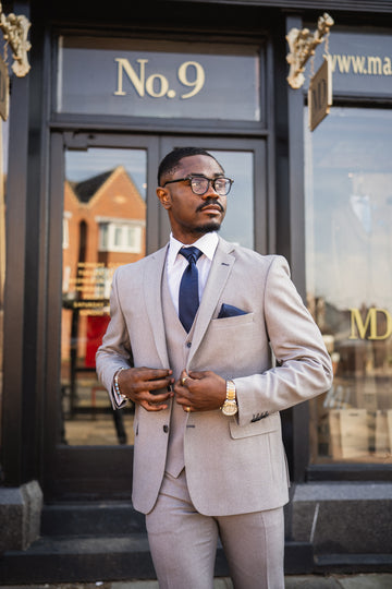 Sharp Grey Formal Look