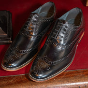 Goor Black Brogues