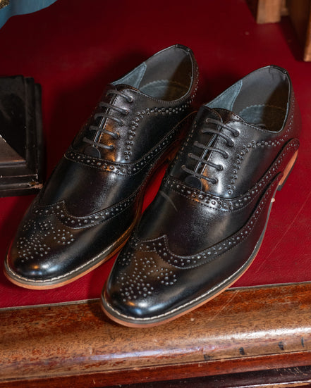 Goor Black Brogues