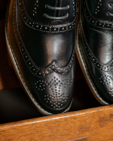 Goor Black Brogues