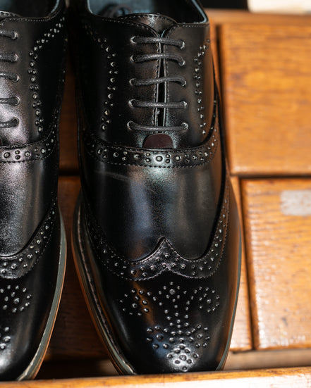Goor Black Brogues