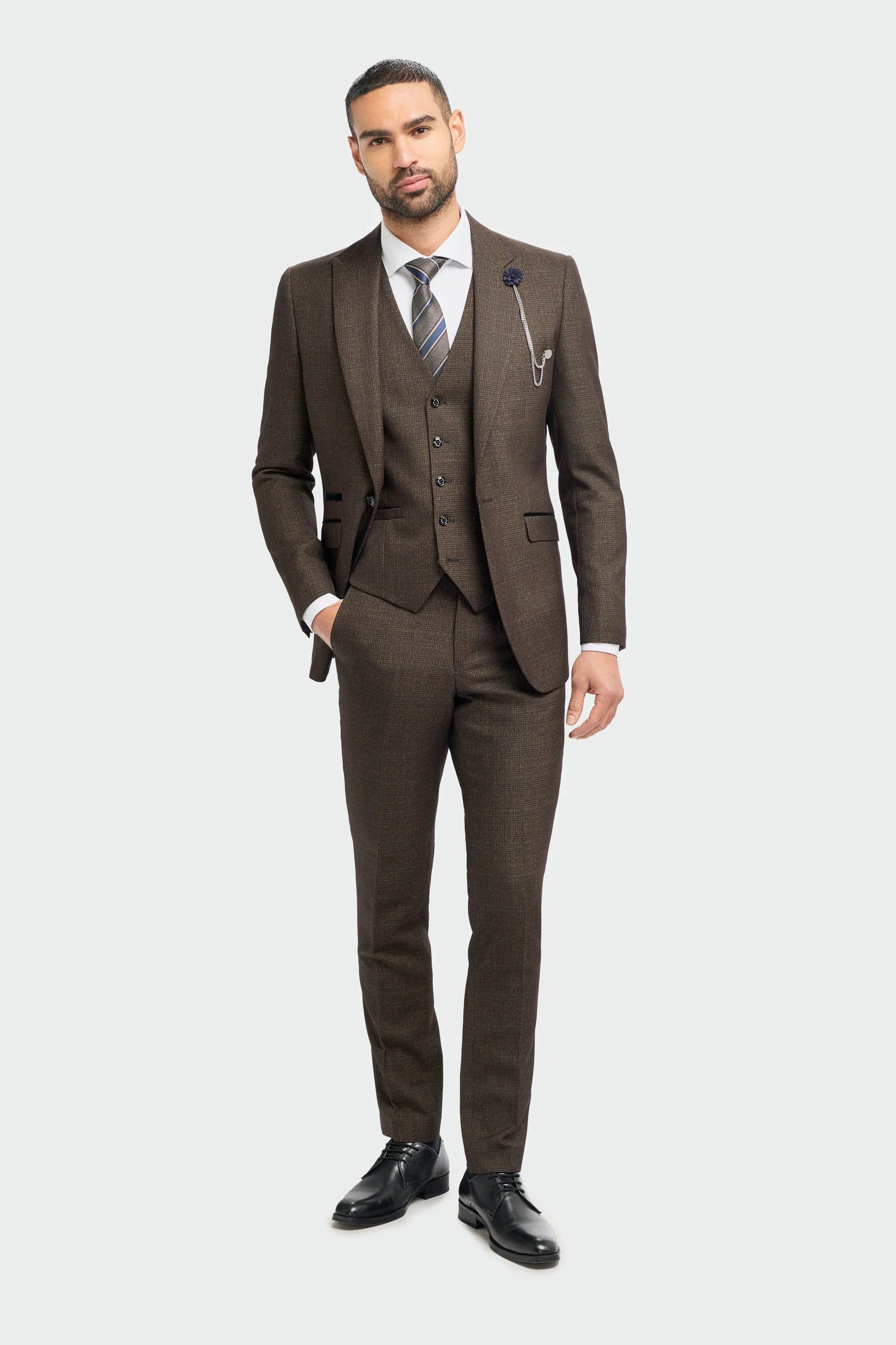 House of Cavani Caridi Brown Blazer