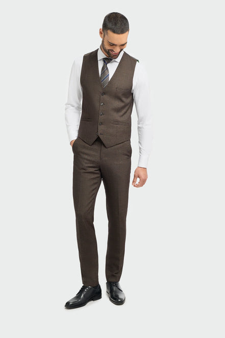 House of Cavani Caridi Brown Waistcoat