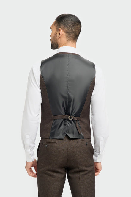 House of Cavani Caridi Brown Waistcoat