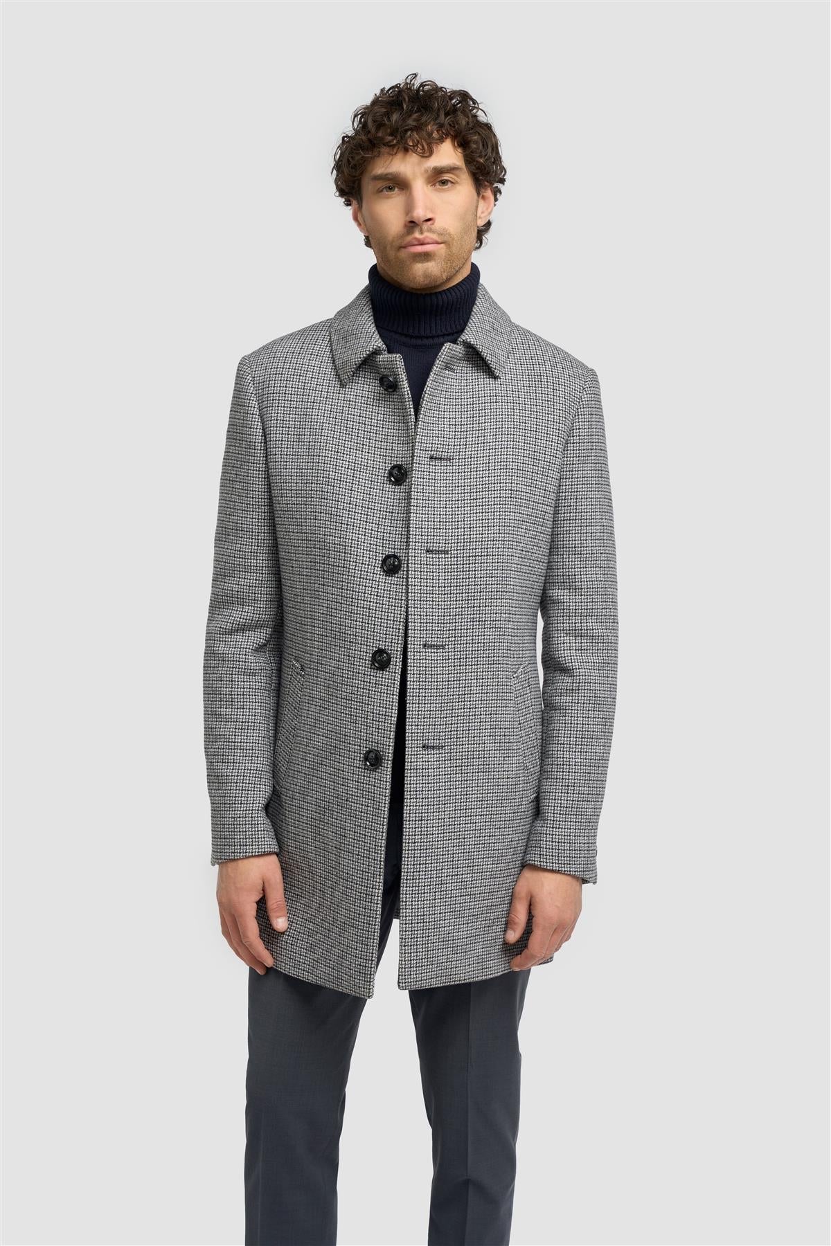 House of Cavani Kerry Wool Blend Overcoat