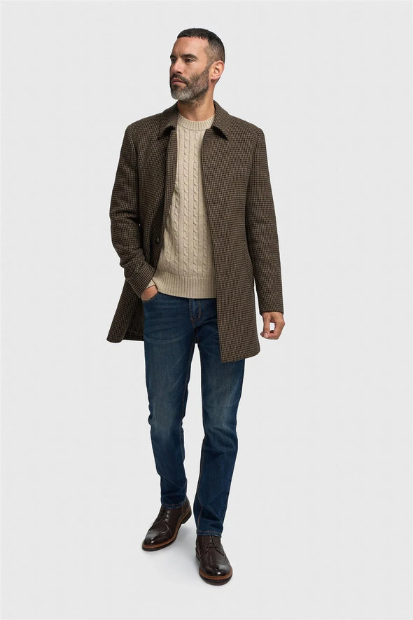 House of Cavani Pearson Wool Blend Overcoat