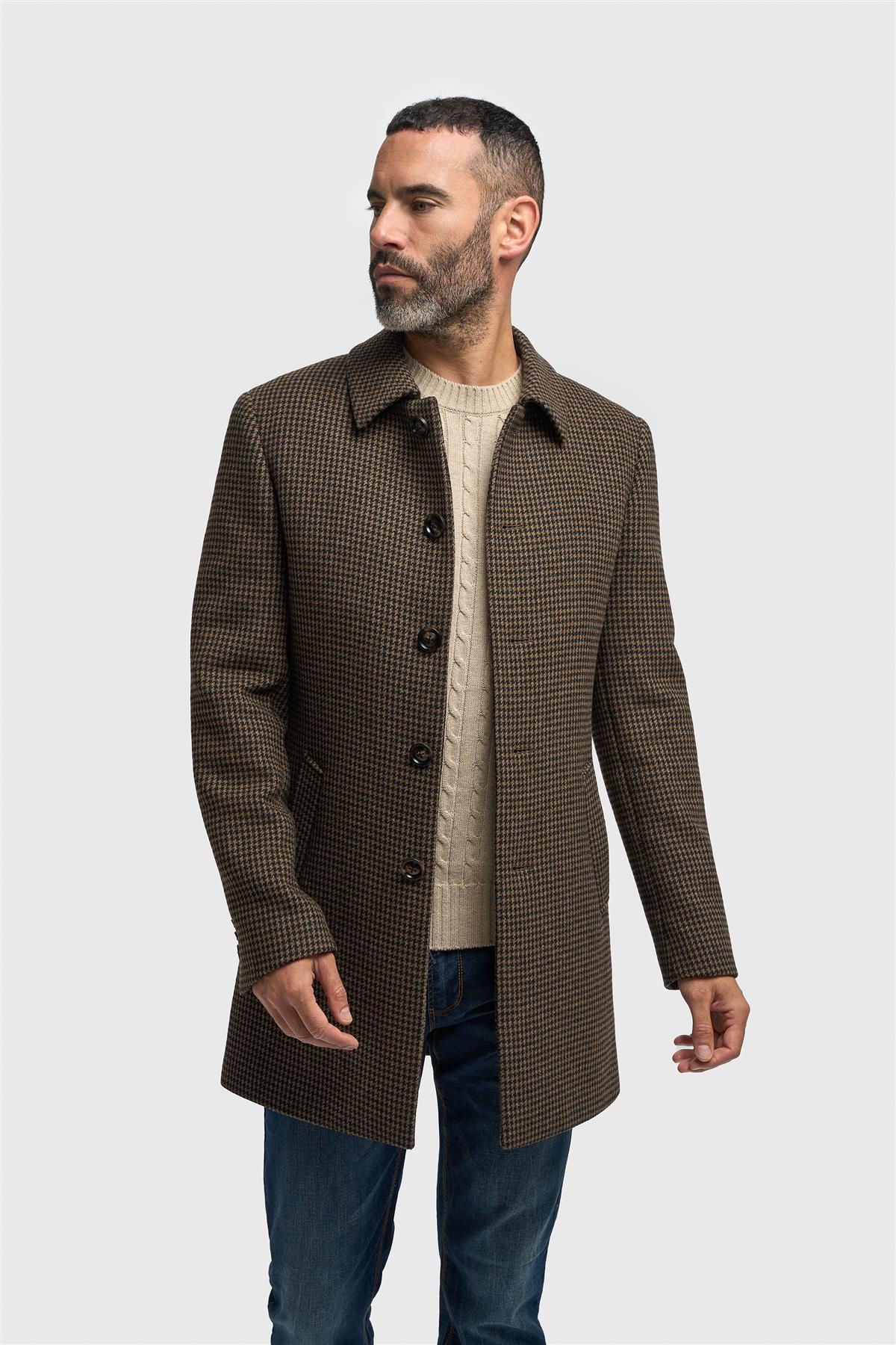 House of Cavani Pearson Wool Blend Overcoat