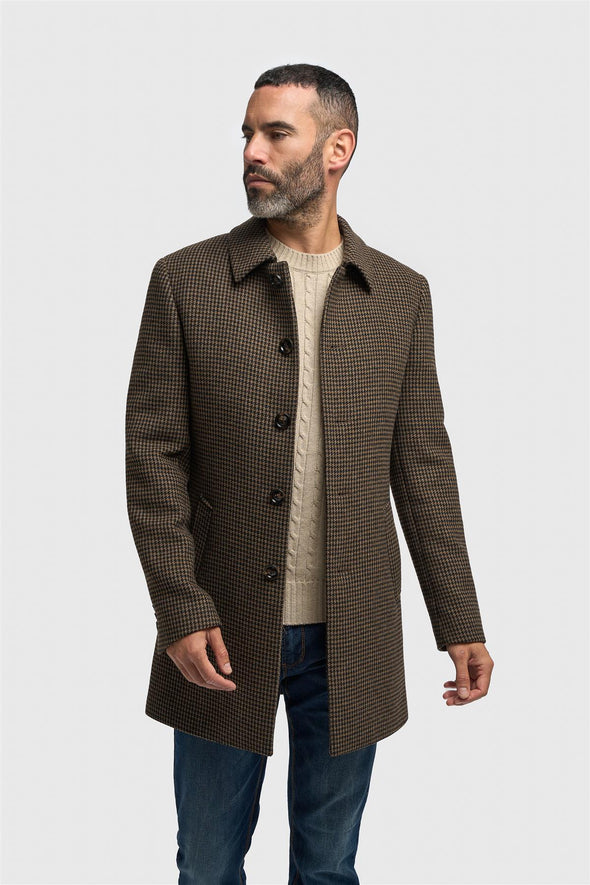 House of Cavani Pearson Wool Blend Overcoat